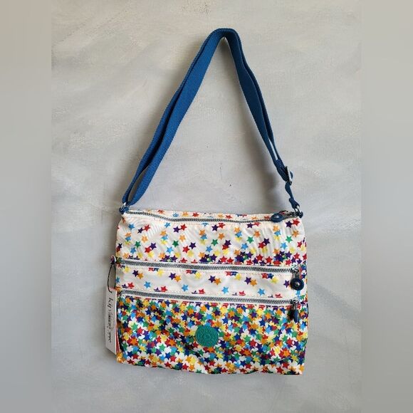 Kipling Staraway Celebration Multicolored Colorful Crossbody Satchel Bag 12 x 10 - Picture 1 of 13